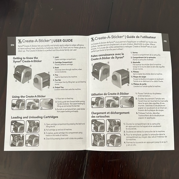 Xyron Create a Sticker,  Mini Sticker Maker, Paper Projects Permanent Adhesive - Picture 7 of 10